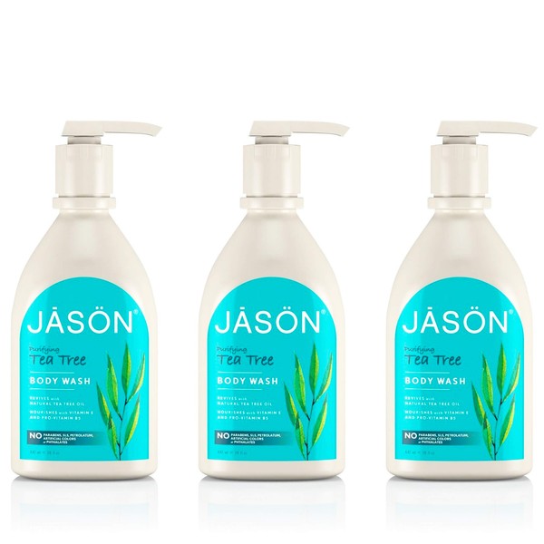 Jason Natural Products Aloe Vera Satin Shower Body Wash, 30 Ounce - 3 per case.