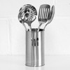 Stainless Steel Kitchen Utensil Set with Storage Holder, 4 Piece,