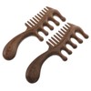 VICASKY Pcs Wooden Scalp Massager Brush Wide Tooth Comb for