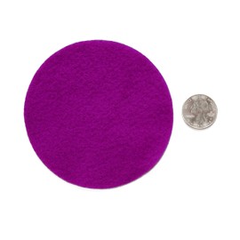 Playfully Ever After Magenta Craft Felt Circles (2 Inch - 44pc)