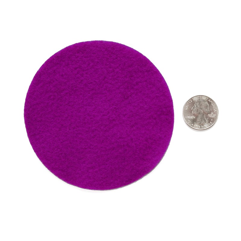 Playfully Ever After Magenta Craft Felt Circles (2 Inch -