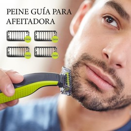 XWLKCYMX 8 Juegos de Peinado Orientado Afeitadora(1/2/3/5 mm) - Ajustable,compatible con multiplesmarcas,Diseno Profesional,para el Peinado y Mantenimiento de la cara y el Cabello Corporal