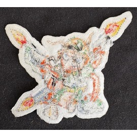 ARMY ANTS embroidered figure Patch muscle Men action logo bug Emblem monster