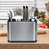 Kitchen Cutlery Holder Utensil Storage Organiser Stainless Steel Kitchen Utensil