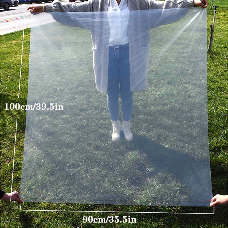 QISF Extra Large Clear Plastic Storage Bags 90x100cm Giant Storage