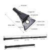 Car Snow Removal Tool Aluminum Alloy Telescopic Rod Ergonomic Labor
