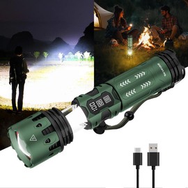 SKYFIRE [New] Skyfire Flashlight 2011 Outdoor Lighting Reverse Charging Safety Lighting,Camping light function - Colour: Purple