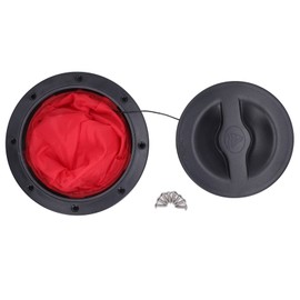 Deck Hatch Kit Deck Plate Cover with Storage Bag Waterproof for Boat Kayak Fishing Sailing