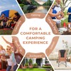 Camping Chairs for Adults, Adjustable Backrest Heavy Duty Oversized Folding