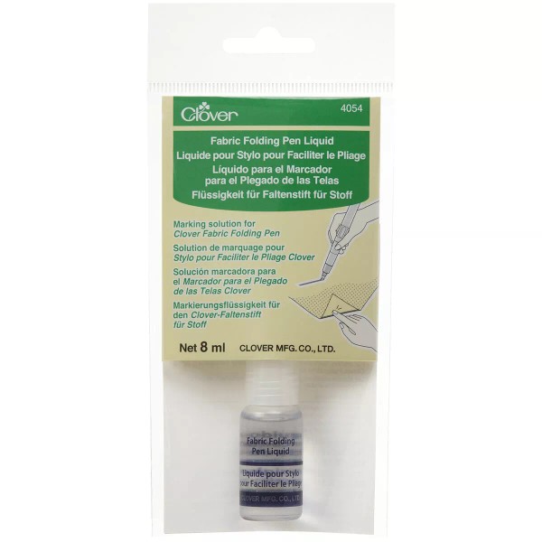 Clover Fabric Folding Pen Liquid Refill- - 3 Pack