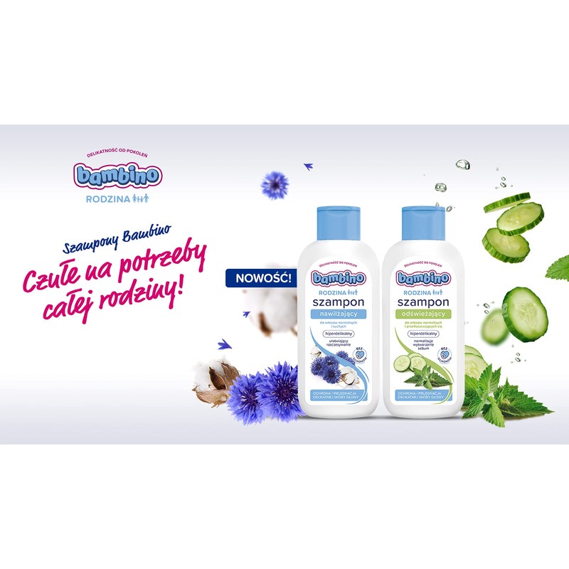 Bambino Family Moisturising Shampoo 400 ml