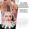 Pack of 30 Clear Face Visors, Plastic Face Protection, Transparent