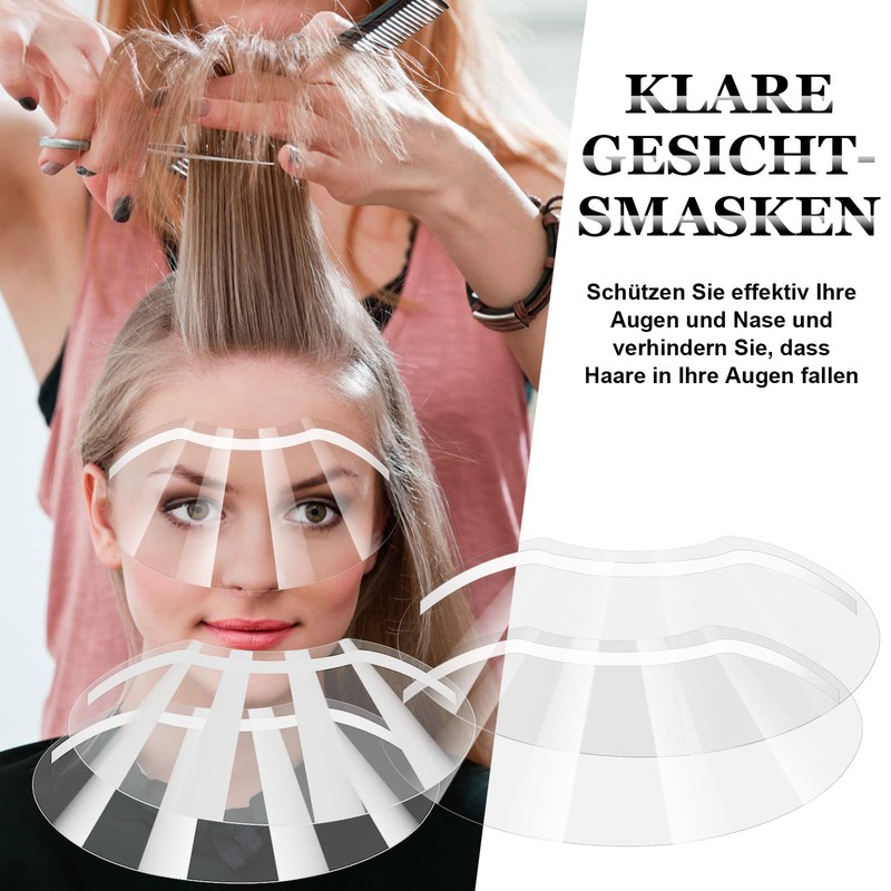 Pack of 30 Clear Face Visors, Plastic Face Protection, Transparent