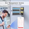 WeHere 48 Key Lock Box Wall Mount, APP Bluetooth/One Time