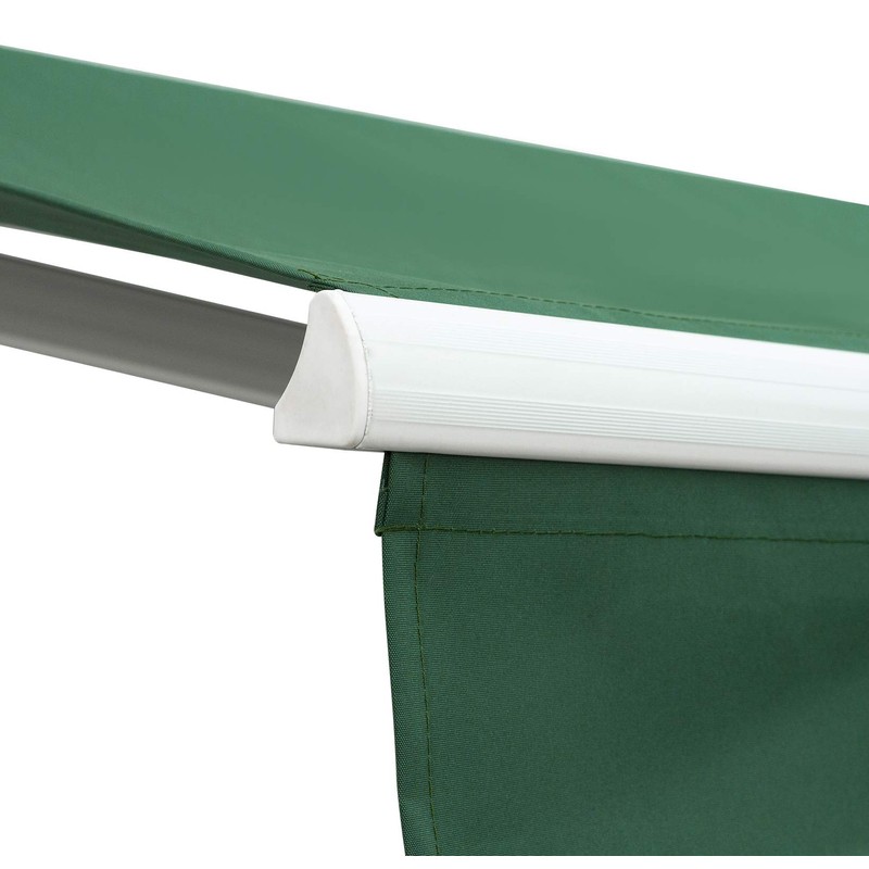 Outsunny 8' x 7' Patio Retractable Awning/Manual Exterior Sun Shade