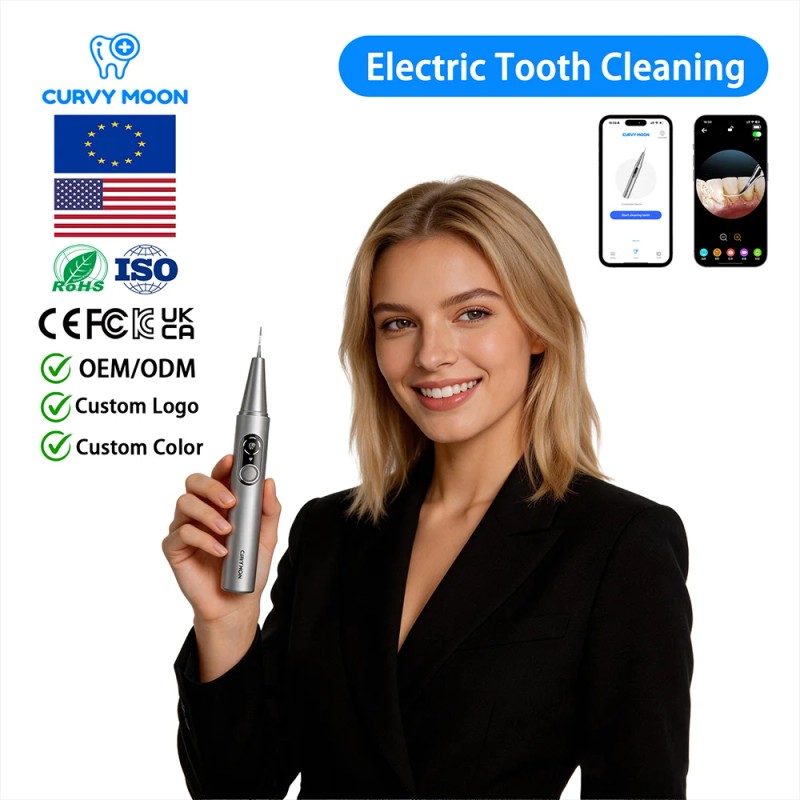 CURVY MOON Home Use Calculus Plaque Remover Visual Smart Tartar