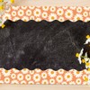 Whaline 32.8ft Daisy Flower Bulletin Board Borders Boho Flower Die-Cut