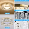 Gisisee 11 Inch Modern Gold Luxury Flush Mount Ceiling Light,Small