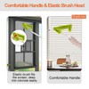 Fieploom Window Screen Cleaning Brush with 62in Extension Pole, Innovative