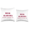 Belk Alabama Coordinates Souvenir Throw Pillow