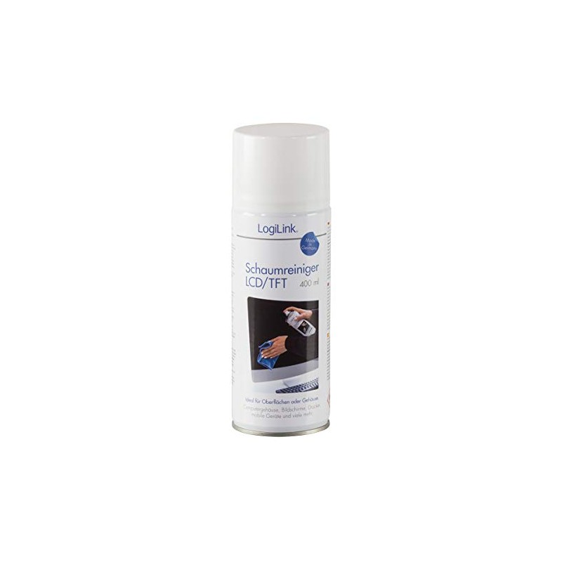 LogiLink RP0012 Schaumreiniger für LCD/TFT Bildschirme, 400 ml