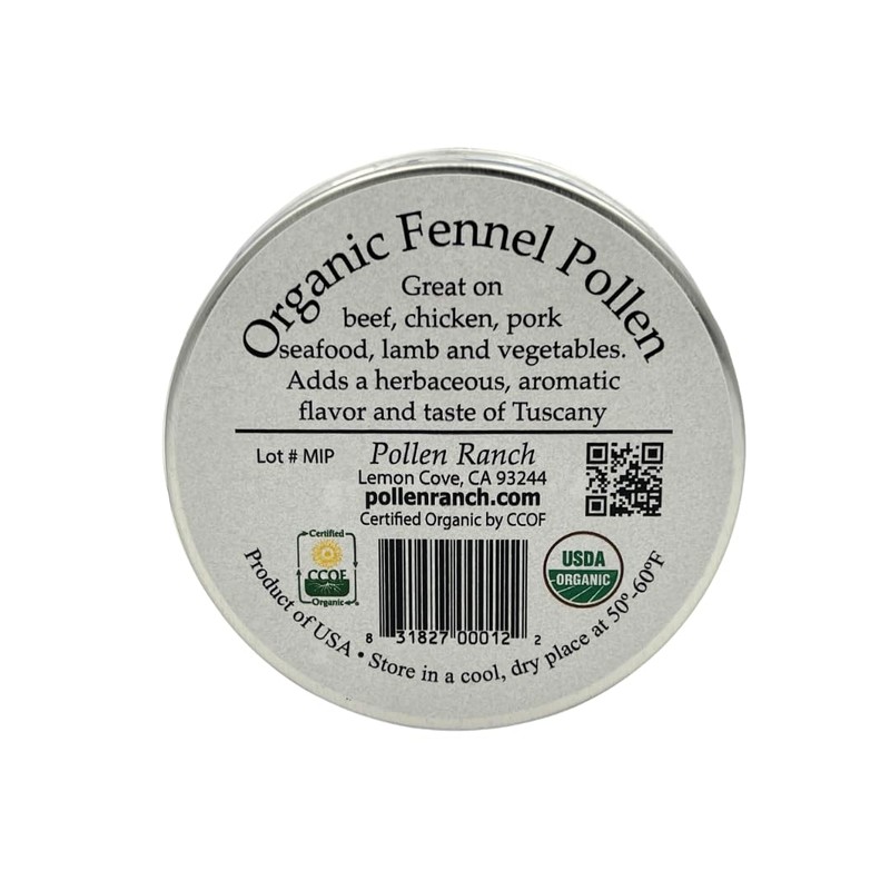 Pollen Ranch's Organic Fennel Pollen - Premium Quality Fennel Flowers