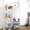 BrilliantJo 5 Shelves Hanging Closet Organizer, 2 Pack Hanging Storage