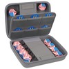 GWCASE Dart Case for 16 Steel and Soft Tip Darts,