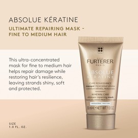 René Furterer Absolue Kératine Ultimate Repairing Mask Damaged Over-Processed Hair 30ml - Fine to medium hair