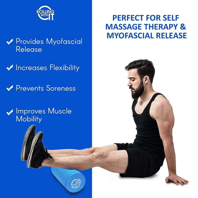 Rolling With It Foam Roller with High Density for Physical