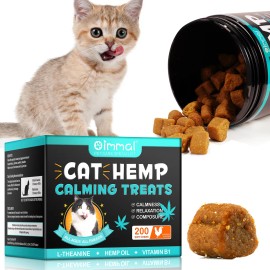 Premios Calmantes Para Gato Sabor Pollo (200 Pzs) Oimmal