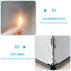 MMUK 4 Sided Splatter Guard for Frying Stove Top Stainless