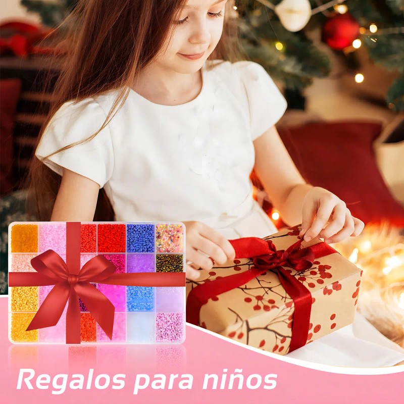 Cuentas Para Pulseras, 9000 Piezas 6mm Abalorios Para Hacer Jitai