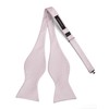HISDERN Men's Self Tie Bow Tie with Pocket Square Set