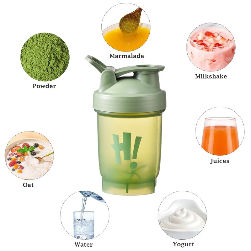 chongning Protein Shaker Bottle, Perfect for Mixing Powdered Shakes, BPA