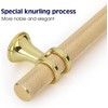 Haliwu 10 Pack/Gold Cabinet Pulls, 5-inch Knurled Cabinet Pulls, Champagne