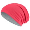 Hatstar Long Slouchy Beanie, 2-in-1 Reversible Jersey Hat in 45
