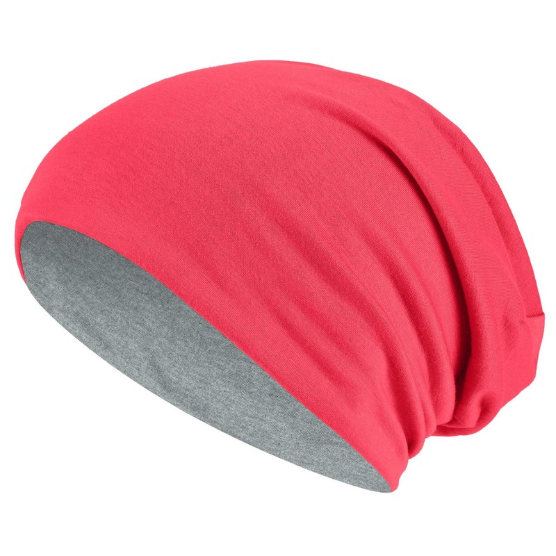 Hatstar Long Slouchy Beanie, 2-in-1 Reversible Jersey Hat in 45