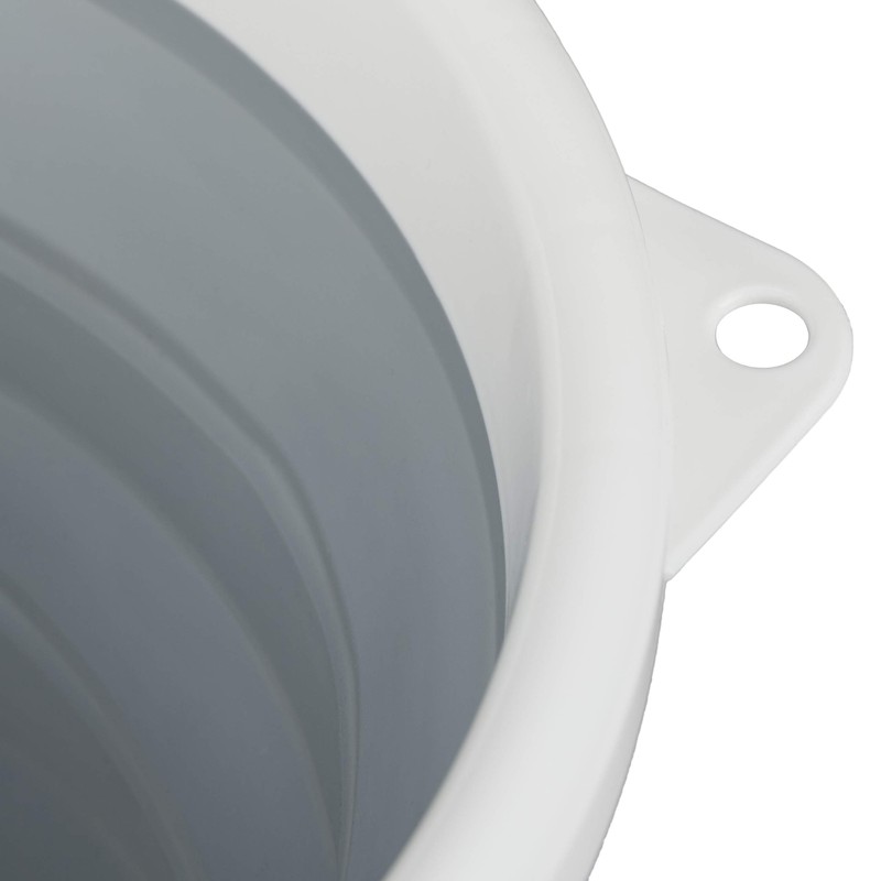 Relaxdays Folding Bucket 10 Litre Cleaning Bucket for Home, Car