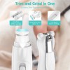 Kit Limador Uñas Cortaúñas Para Bebe Eléctrico Luz Led