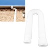 Rain Gutter Downpipe Extension, Flexible Extendable PE Drain Extension, Stretchable