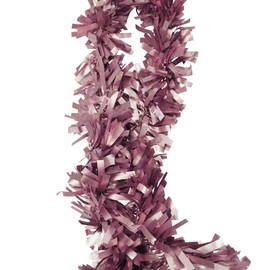 Trimming Shop Christmas Tinsel Garland Shiny Metallic Foil Twisted Christmas Tree Garland for Festive Party Holiday Indoor Outdoor Hanging Decorations