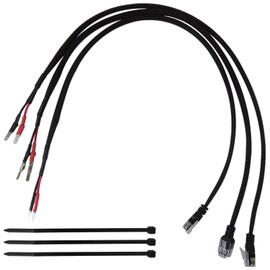 WELURE Radar Detector Hardwire Power Cord Mirror Wire Plug Tap 16.5" Compatible for 8500 X50/SOL0S2/7500S 8500, Set of 3