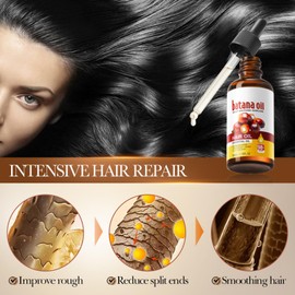 2 Stück Batana Öl Für Haare, Reines Und Natürliches Batana Öl Batana Oil Organic Für Haare Batana Hair Oil Für Haarwachstum & Hautpflege, Fördert Das Haarwachstum, Beugt Haarausfall