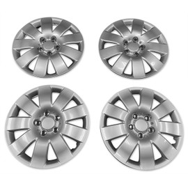 15 inch Hubcap for 2003-2004 Toyota Corolla Wheel Cover 15 in Hub Cap Silver - Set of 4 Pcs