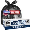 ToughBag 30-33 Gallon Trash Bags Heavy Duty, 32 x 38"