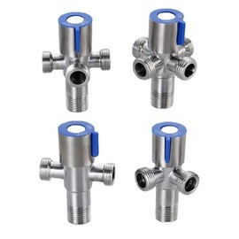 Connection valve 3 port 4 port water supply expansion distributor water supply Material 2 Water connection - 4 ports
