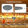 Silicone Coasters for Drinks, AUPTIM Drink Coasters Set of 6,