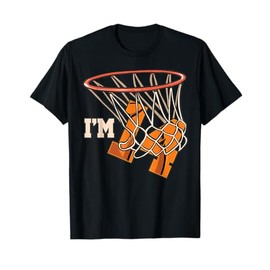 I'm 14 Basketball Theme Birthday Party Celebration 14th T-Shirt