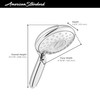 American Standard 9038154.GN0 Spectra Hand Shower, Multi-Function, 1.8 GPM, Brushed